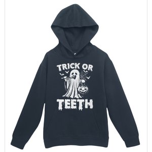 Funny Trick Or Th Halloween Dental Hygienist Or Assistant Gift Urban Pullover Hoodie