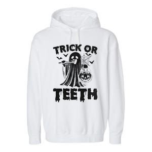 Funny Trick Or Th Halloween Dental Hygienist Or Assistant Gift Garment-Dyed Fleece Hoodie