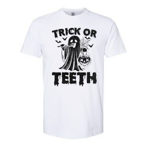 Funny Trick Or Th Halloween Dental Hygienist Or Assistant Gift Softstyle CVC T-Shirt