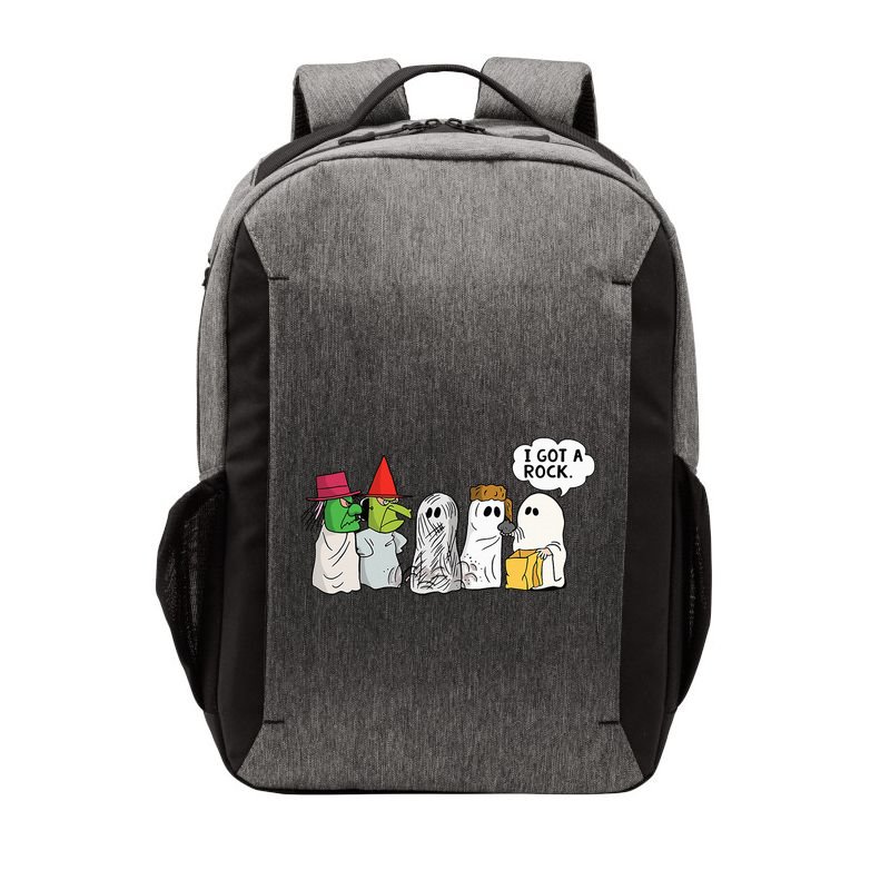 Funny Trick Or Treat Halloween Ghost Costume I Got A Rock Vector Backpack