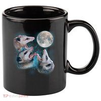Funny Three Opossum Moon 11oz C Handle Ceramic Mug