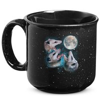Funny Three Opossum Moon 15oz Campfire Ceramic Mug