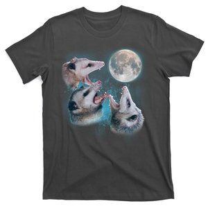 Funny Three Opossum Moon T-Shirt