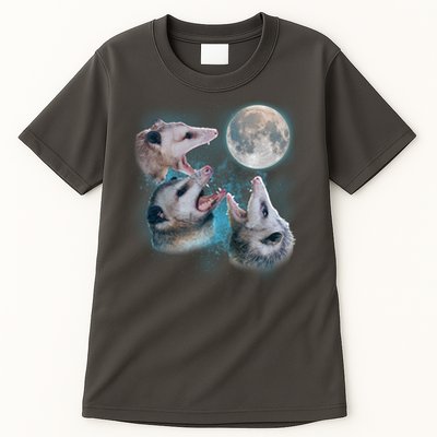 Funny Three Opossum Moon Tall T-Shirt