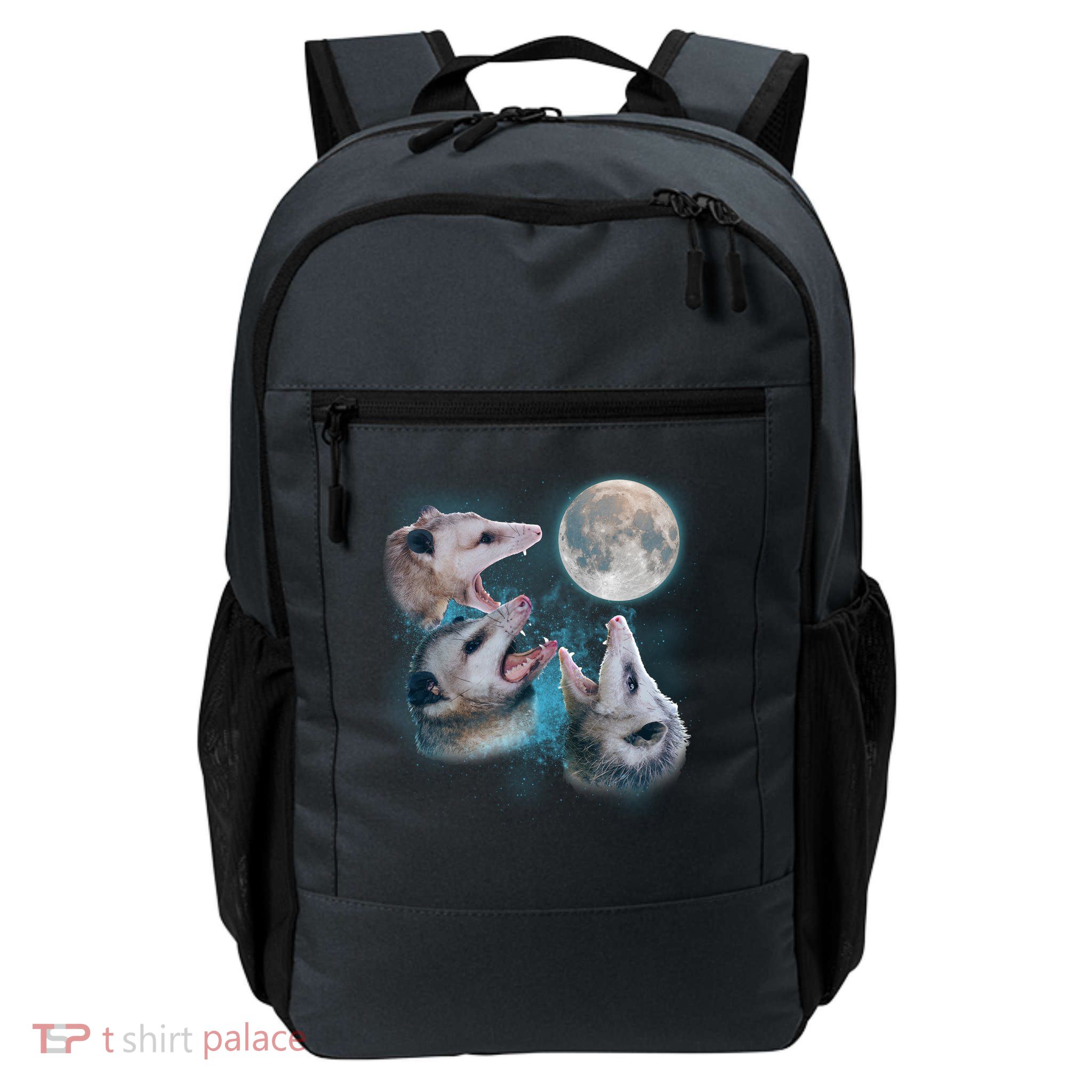 Funny Three Opossum Moon Daily Commute Backpack