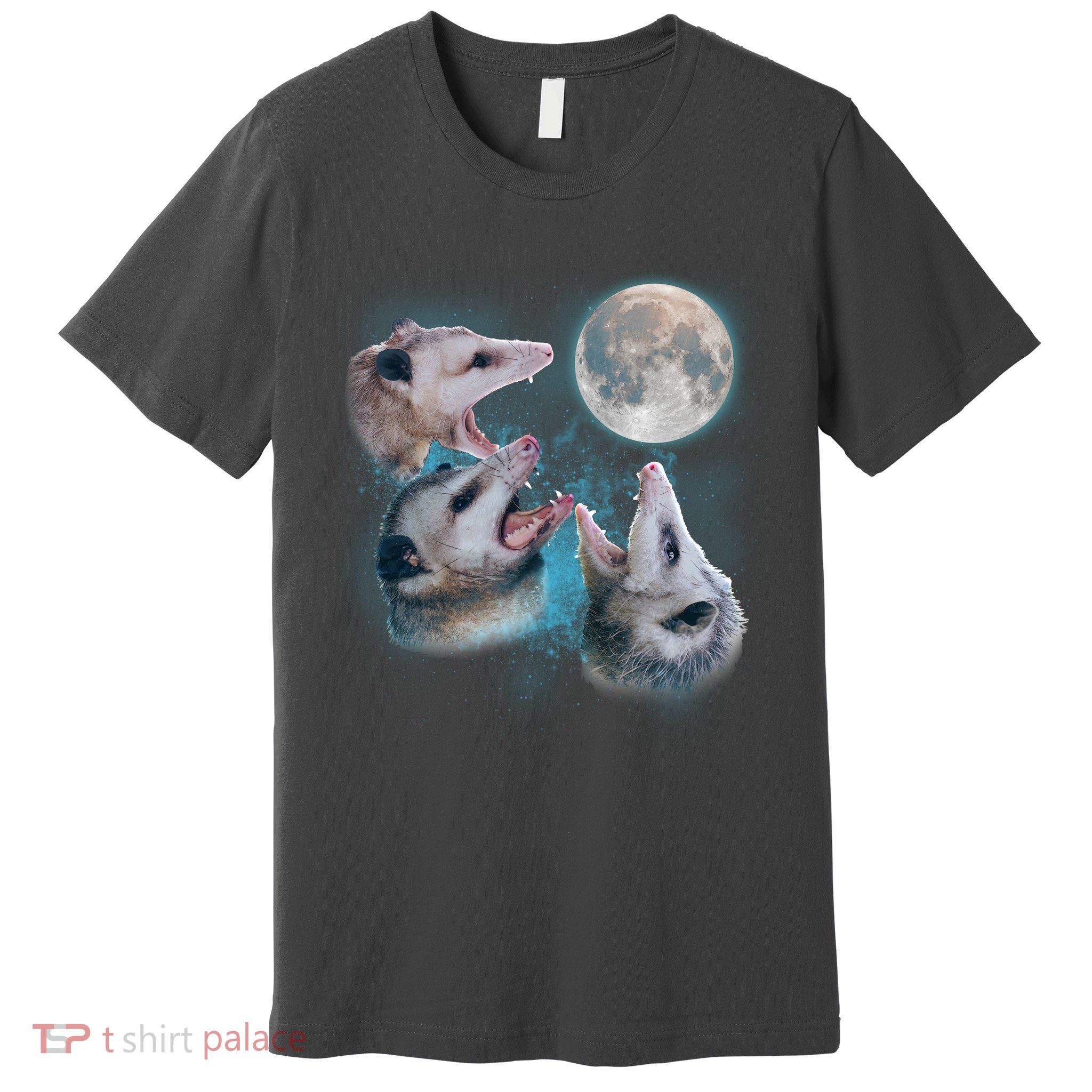 Funny Three Opossum Moon Premium T-Shirt