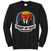 Funny Trump Or Treat Halloween Premium Sweatshirt