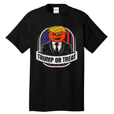 Funny Trump Or Treat Halloween Premium Tall T-Shirt