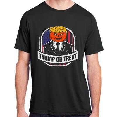 Funny Trump Or Treat Halloween Premium Adult ChromaSoft Performance T-Shirt