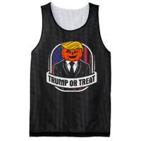 Funny Trump Or Treat Halloween Premium Mesh Reversible Basketball Jersey Tank