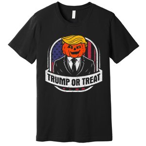 Funny Trump Or Treat Halloween Premium Premium T-Shirt