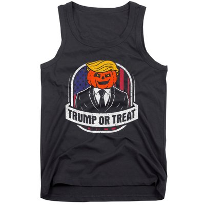 Funny Trump Or Treat Halloween Premium Tank Top