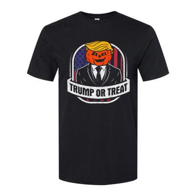 Funny Trump Or Treat Halloween Premium Softstyle CVC T-Shirt