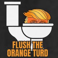 Flush The Orange Turd TrumpS Lawyer Called Him Adult Drive Performance Visor