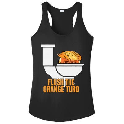 Flush The Orange Turd TrumpS Lawyer Called Him Ladies PosiCharge Competitor Racerback Tank