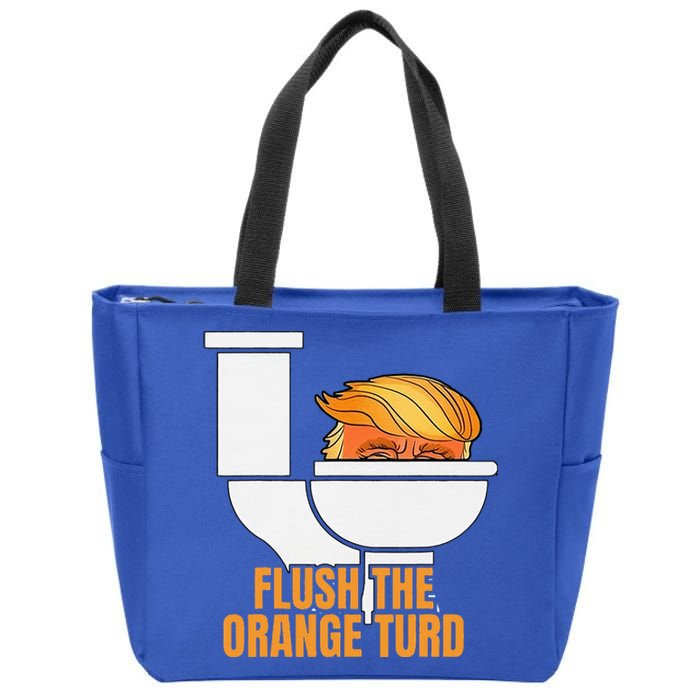 Flush The Orange Turd TrumpS Lawyer Called Him Zip Tote Bag