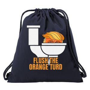 Flush The Orange Turd TrumpS Lawyer Called Him Drawstring Bag