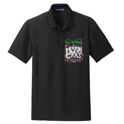 Funny The Original Mardi Gras Carnival Alabama Mobile City Dry Zone Grid Polo