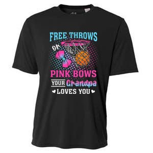 Free Throws Or Pin.K Bows Your Grandpa Loves You Gender Cooling Performance Crew T-Shirt