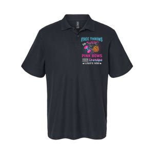 Free Throws Or Pin.K Bows Your Grandpa Loves You Gender Softstyle Adult Sport Polo