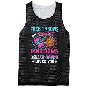 Free Throws Or Pin.K Bows Your Grandpa Loves You Gender Mesh Reversible Basketball Jersey Tank