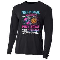 Free Throws Or Pin.K Bows Your Grandpa Loves You Gender Cooling Performance Long Sleeve Crew