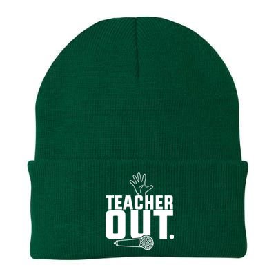 Funny Teacher Out Last Day Of School End Of Year Teacher Knit Cap Winter Beanie