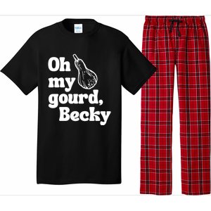 Funny Thanksgiving Oh My Gourd Becky Gift Pajama Set