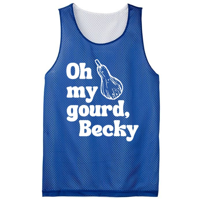 Funny Thanksgiving Oh My Gourd Becky Gift Mesh Reversible Basketball Jersey Tank