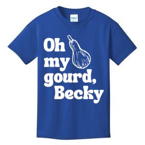 Funny Thanksgiving Oh My Gourd Becky Gift Kids T-Shirt