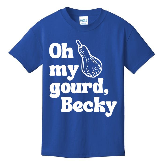 Funny Thanksgiving Oh My Gourd Becky Gift Kids T-Shirt