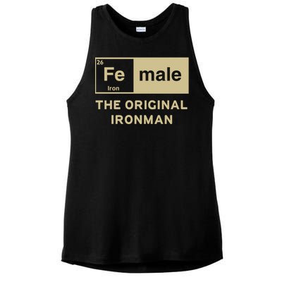 Female The Original Ironman Ladies PosiCharge Tri-Blend Wicking Tank