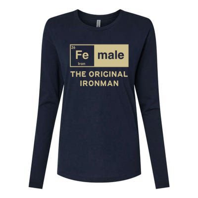 Female The Original Ironman Womens Cotton Relaxed Long Sleeve T-Shirt