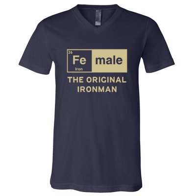 Female The Original Ironman V-Neck T-Shirt