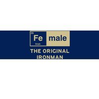 Female The Original Ironman Bumper Sticker