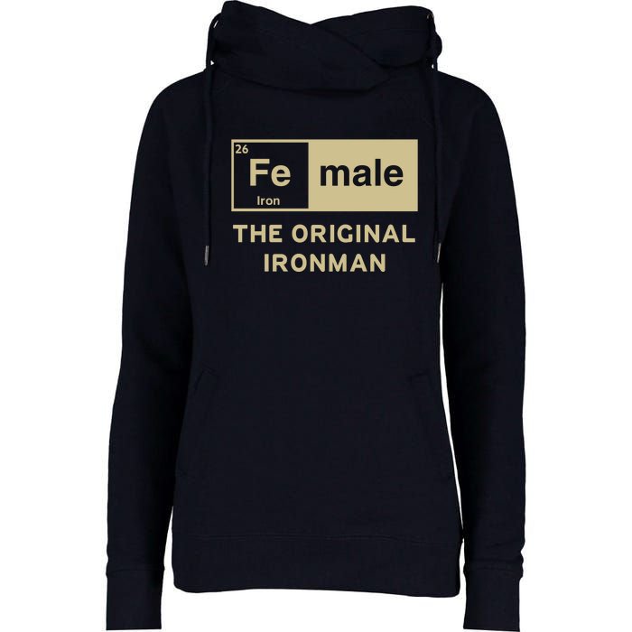 Female The Original Ironman Womens Funnel Neck Pullover Hood