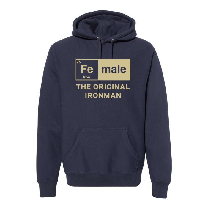 Female The Original Ironman Premium Hoodie