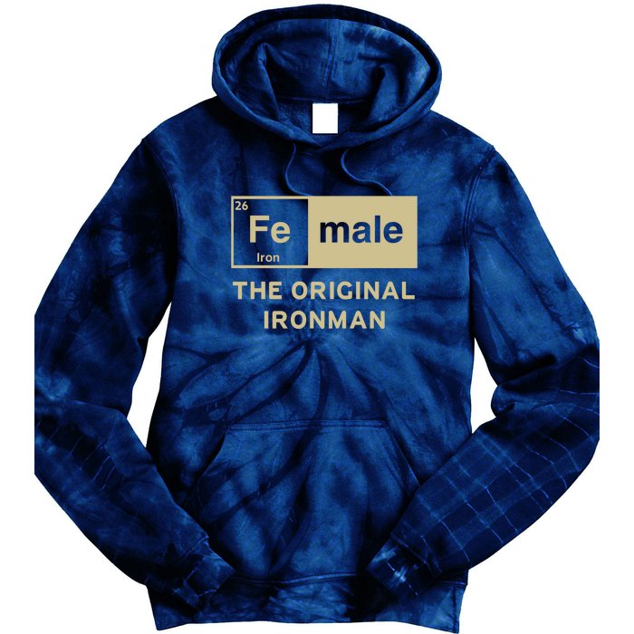 Female The Original Ironman Tie Dye Hoodie