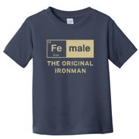 Female The Original Ironman Toddler T-Shirt