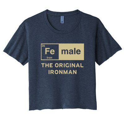 Female The Original Ironman Women's Crop Top Tee