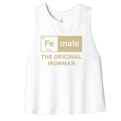 Female The Original Ironman Women's Racerback Cropped Tank