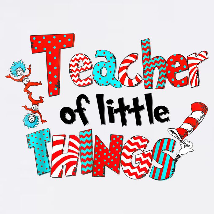 Funny Teacher Of Little Things For Teacher Cat And Hat Button