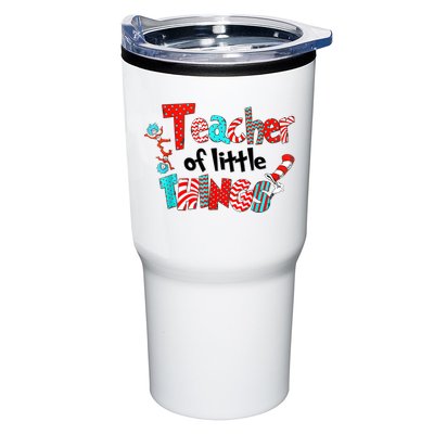 Funny Teacher Of Little Things For Teacher Cat And Hat Tumbler