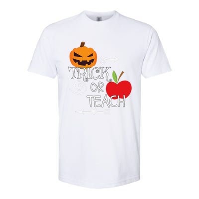 Funny Trick Or Teach Easy Halloween Teacher Costume Softstyle® CVC T-Shirt