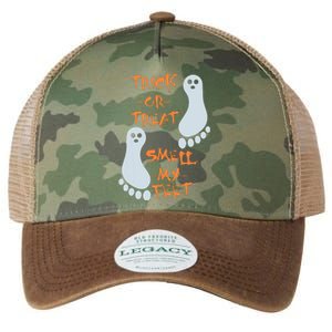 Funny Trick Or Treat Smell My Feet Halloween Legacy Tie Dye Trucker Hat