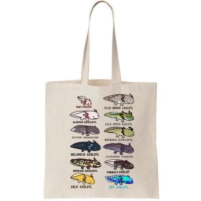 Funny Type Of Axolotls Funny Axolotl Lovers  Bag