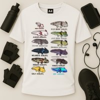 Funny Type Of Axolotls Funny Axolotl Lovers  Performance Shirt