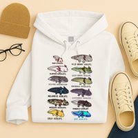 Funny Type Of Axolotls Funny Axolotl Lovers  Hoodie