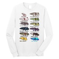 Funny Type Of Axolotls Funny Axolotl Lovers  Long Sleeve Shirt