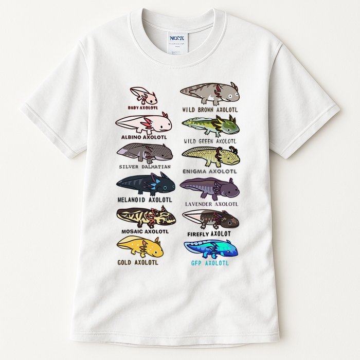 Funny Type Of Axolotls Funny Axolotl Lovers  Tall T-Shirt